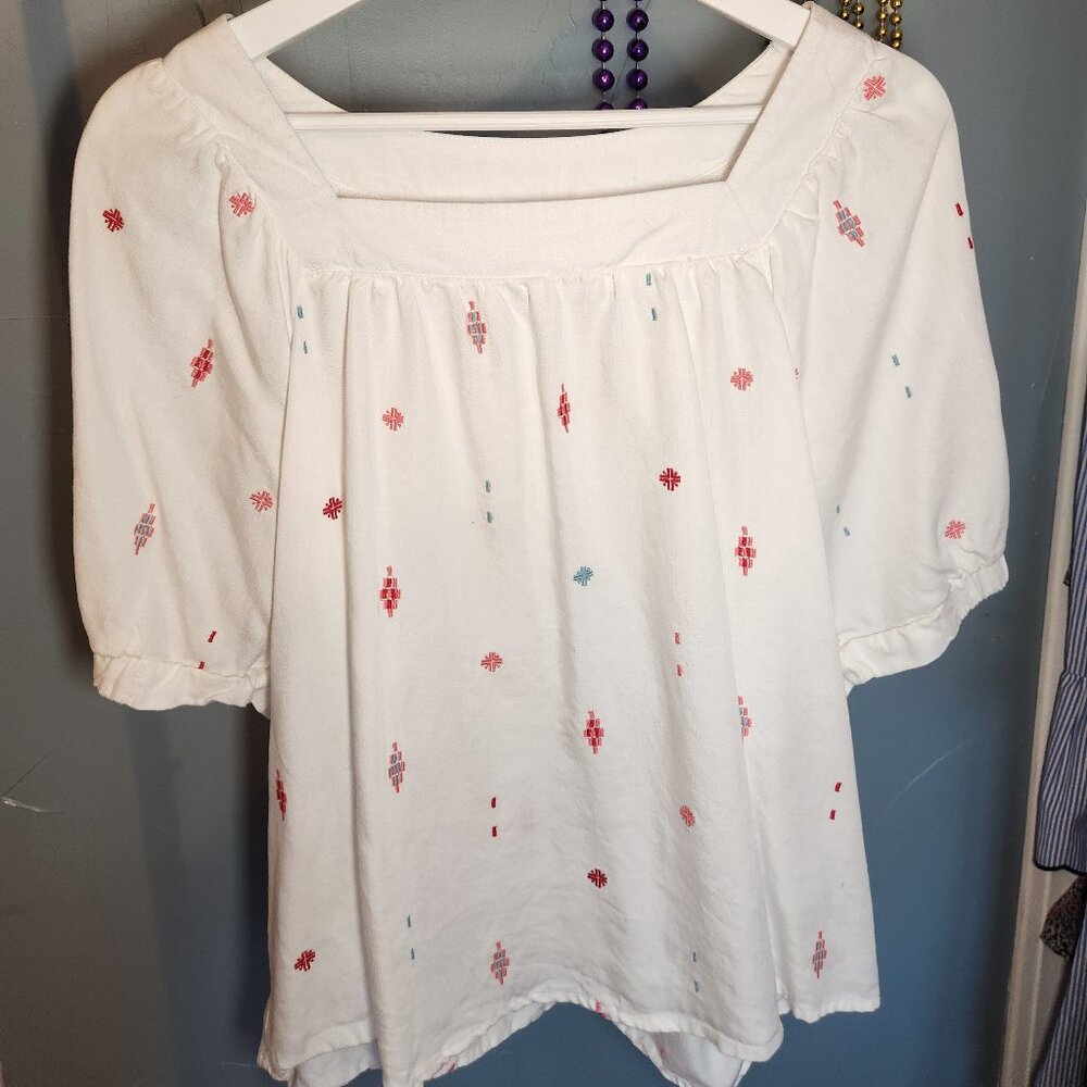 Westbound - Short Sleeve Square Neck Top